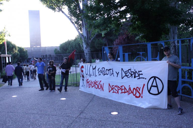 CNT UCM Explota y Despide. Readmisión despedidos!