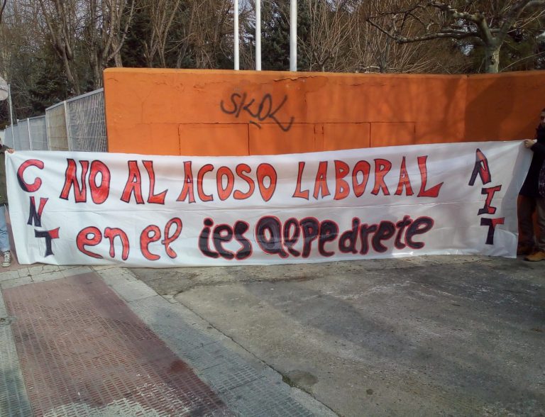 No al acoso laboral en el IES Alpedrete