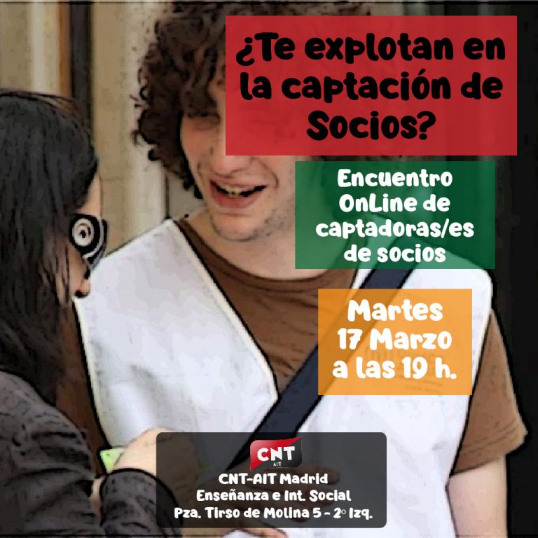 [17M] Encuentro OnLine de captadores y captadoras de socios