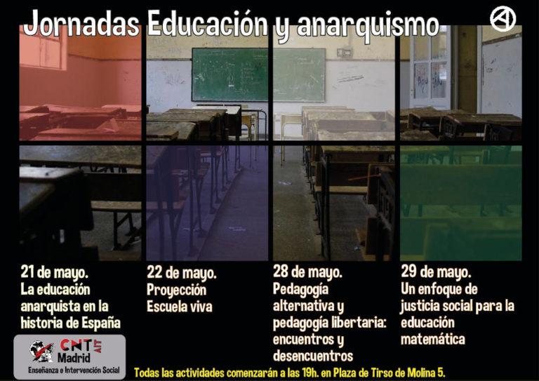 Jornadas sobre educación y anarquismo