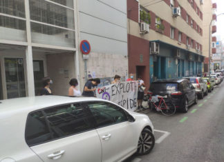 Nuevo acto de apoyo contra la represión sindical en Plan International