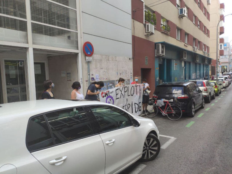 Nuevo acto de apoyo contra la represión sindical en Plan International