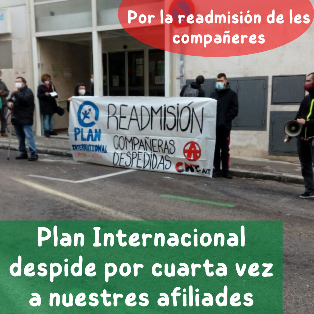 Plan Internacional despide por cuarta vez a nuestres afiliades (1)
