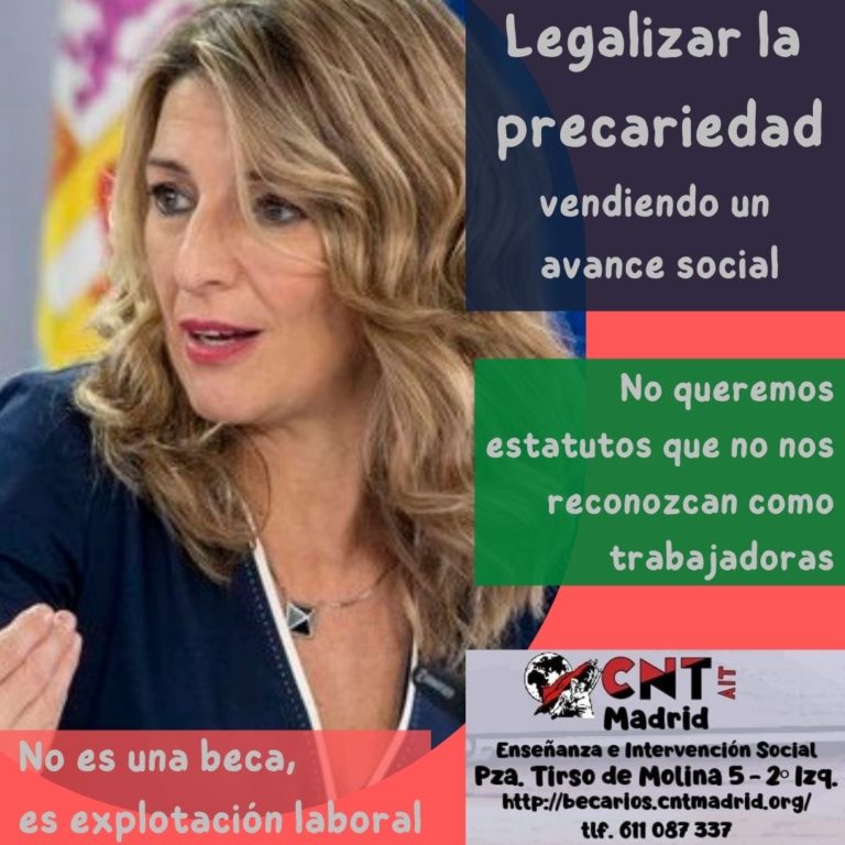 SOBRE EL FUTURO ESTATUTO DE LOS Y LAS BECARIAS