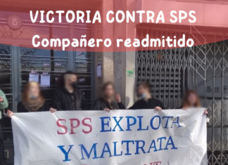 Victoria contra SPS. Readmisión del compañero.