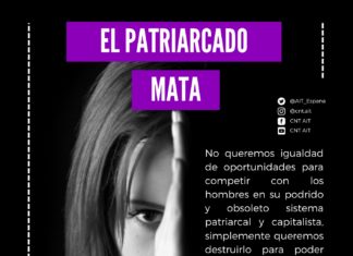 Comunicado de CNT AIT por el 8M: El patriarcado mata, el capitalismo remata.