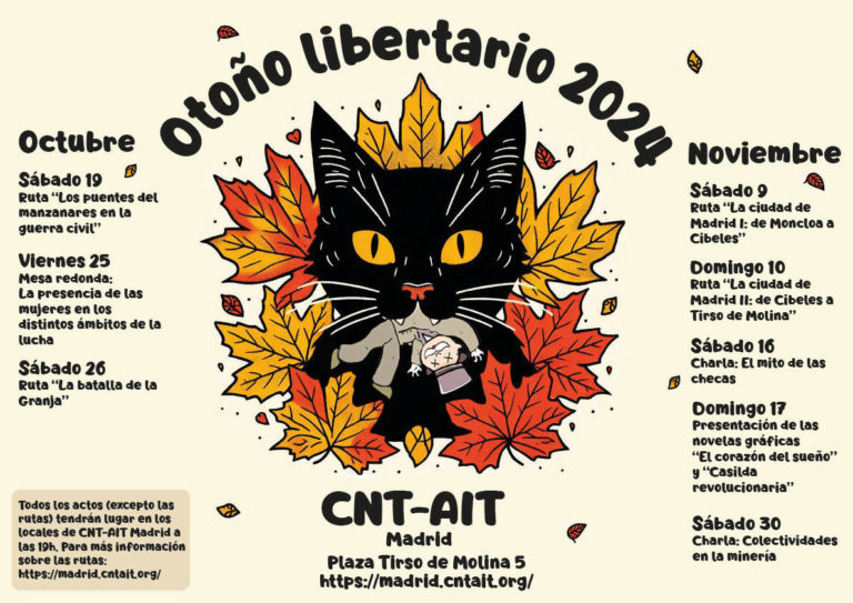 [Jornadas culturales] Otoño Libertario 2024